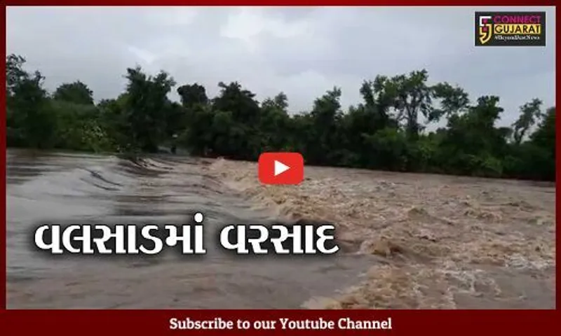 વલસાડ : મેઘરાજાની અવિરત સવારીથી ખુશહાલીનો માહોલ, જિલ્લામાં સાર્વત્રિક મેઘમહેર