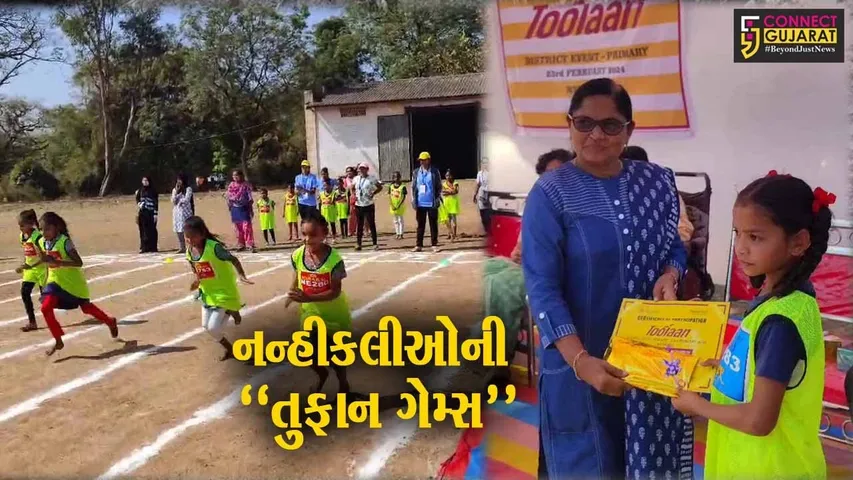 ભરૂચ : નેત્રંગ ખાતે નાંદી ફાઉન્ડેશન દ્વારા જિલ્લા કક્ષાની પ્રાઈમરી “તુફાન ગેમ્સ” યોજાય…