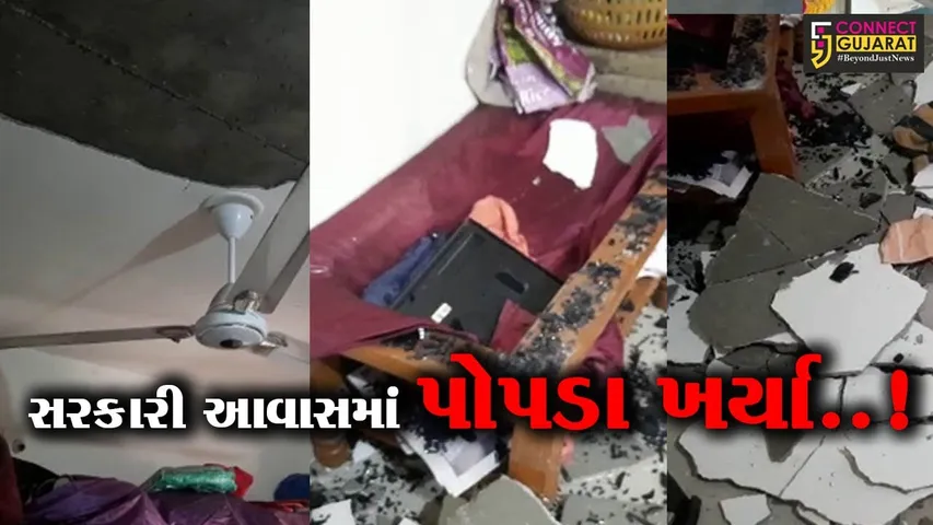 વડોદરા : સયાજીપુરાના સરકારી આવાસમાં પોપડા ખરતા સ્થાનિકોને હાલાકી વેઠવાનો વારો...