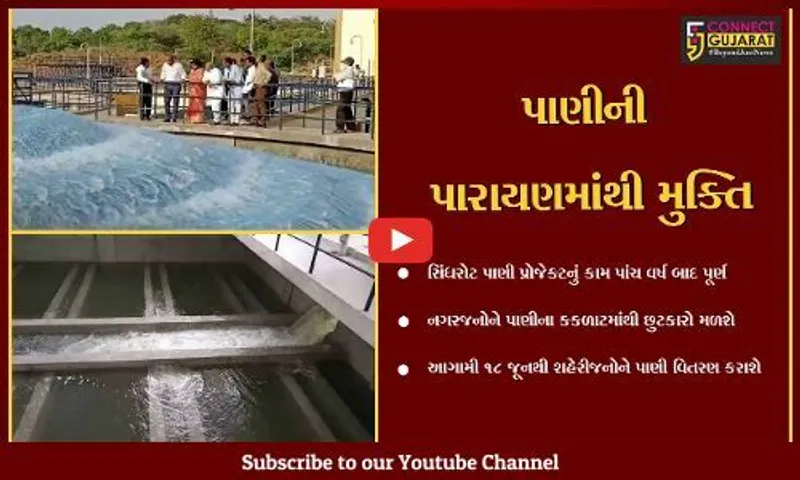 વડોદરા : ચોમાસાના પ્રારંભ સાથે સિંધરોટ પાણી પ્રોજેક્ટ પણ હવે કાર્યરત થશે, 300 એમએલડીનો પ્રોજેક્ટ તૈયાર