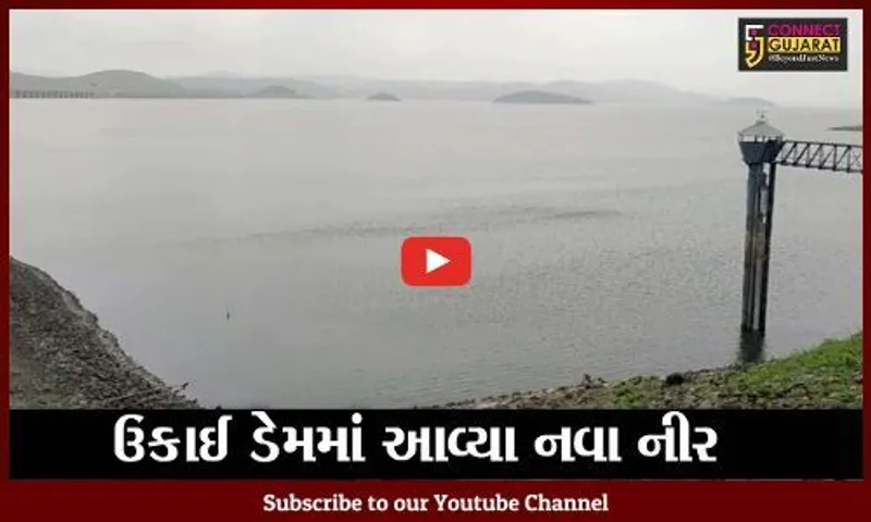 તાપી: દક્ષિણ ગુજરાતની જીવાદોરી સમાન ઉકાઈ ડેમમાં નવા નીરની આવક