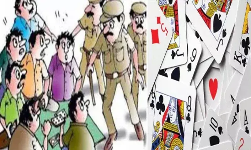 ભરૂચ: અંકલેશ્વરના નવા દીવા ગામે ચાલતા જુગારધામ પર ક્રાઇમ બ્રાન્ચના દરોડા, 4 જુગારીઓ ઝડપાયા