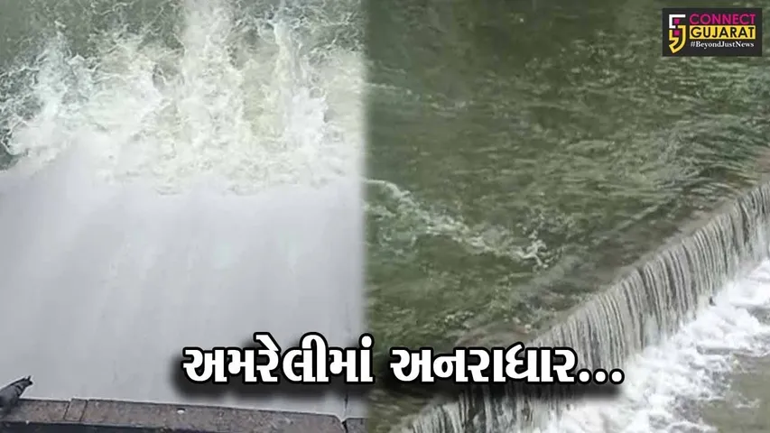 અમરેલી : વરસાદના ત્રીજા રાઉન્ડની શરૂઆતમાં તમામ જળાશયો છલકાયા, ધરતીપુત્રોમાં ખુશીનો માહોલ...