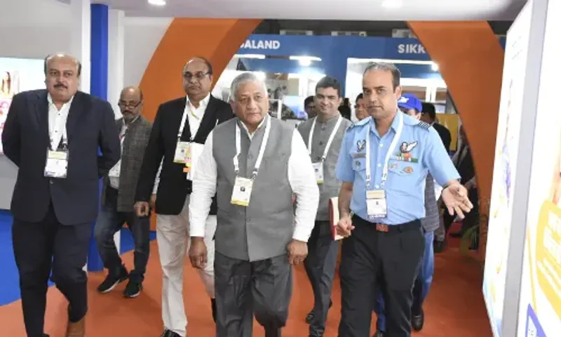 ગાંધીનગર : દેશના સૌથી વિશાળ ‘વાયબ્રન્ટ ગુજરાત ગ્લોબલ ટ્રેડ શો’ની કેન્દ્રીય માર્ગ પરિવહન અને રાજમાર્ગ રાજ્ય મંત્રી વી.કે.સિંઘએ મુલાકાત લીધી