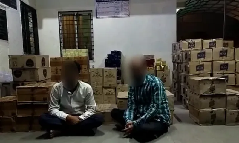 અંકલેશ્વર : ટેમ્પોમાં સોફાસેટની આડમાં વિદેશી દારૂના મોટા જથ્થાની હેરાફેરીનો પર્દાફાશ, 2 ઇસમોની ધરપકડ