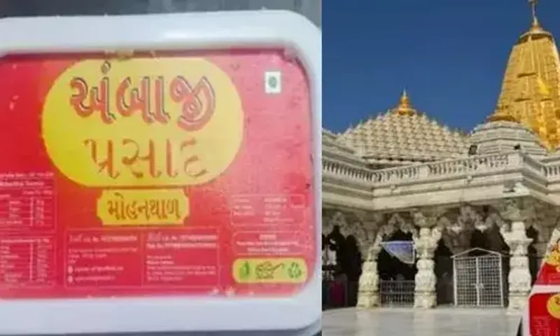 અંબાજી મંદિરના પ્રસાદ મોહનથાળમાં થઈ ગોલમાલ, ફૂડ વિભાગે લીધેલા ઘીના સેમ્પલ ફેલ....