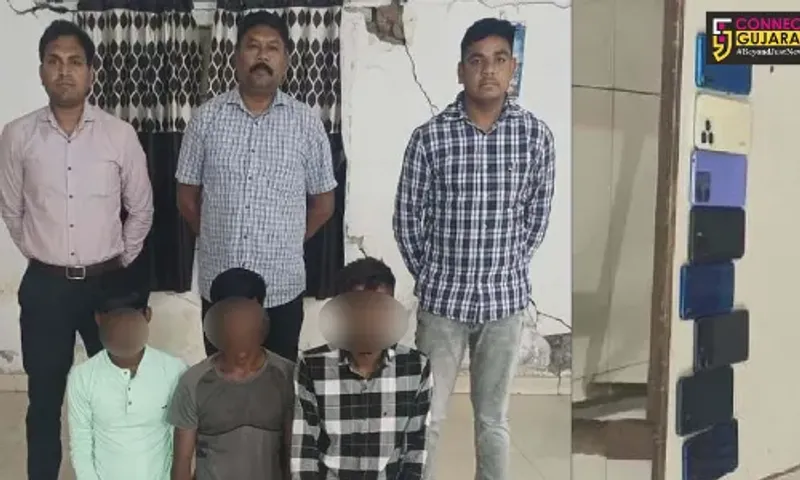અંકલેશ્વર : મોબાઈલ સ્નેચિંગના ગુનામાં નાસતા ફરતા આરોપી સહિત ચોરીના મોબાઇલ લેનાર 2 ઇસમોને ભરૂચ LCBએ ઝડપી પાડ્યા