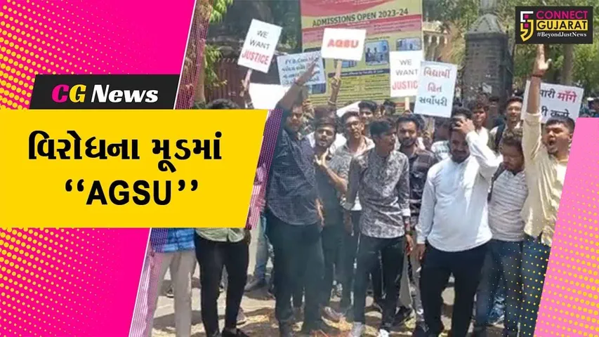 વડોદરા : પ્રથમ વર્ષના પ્રવેશ માટેની સીટ વધારવા મુદ્દે કોમર્સ ફેકલ્ટી બહાર AGSUએ કર્યું મેનેજમેન્ટનું પૂતળાં દહન...