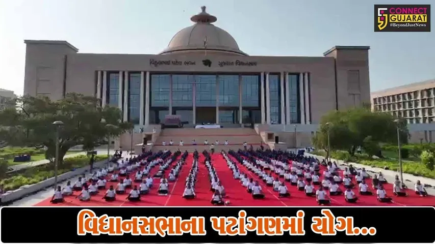 ગાંધીનગર : સૌપ્રથમવાર ગુજરાત વિધાનસભા ખાતે વિશ્વ યોગ દિવસની ઉજવણી, અધ્યક્ષ શંકર ચૌધરી રહ્યા ઉપસ્થિત...