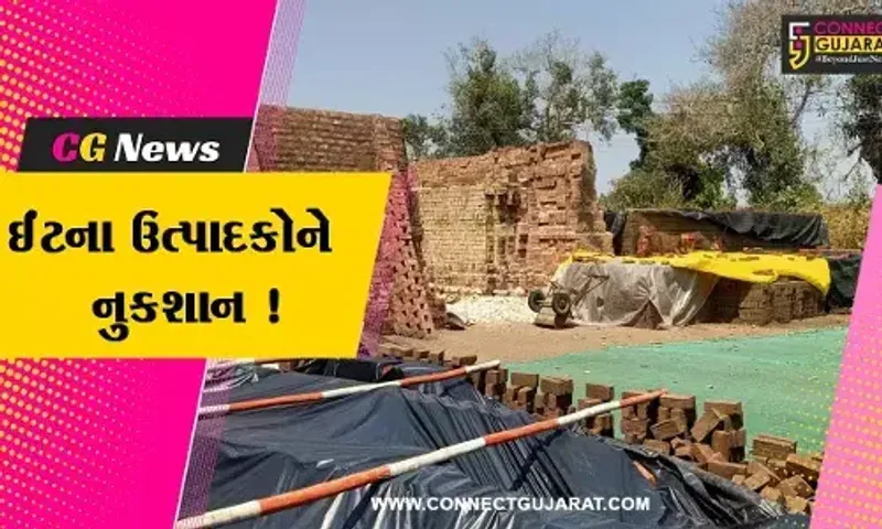 અમરેલી: કમોસમી વરસાદના કારણે ઈંટ ઉત્પાદકોને વ્યાપક આર્થિક નુકશાન,સરકાર સહાય ચુકવે એવી માંગ