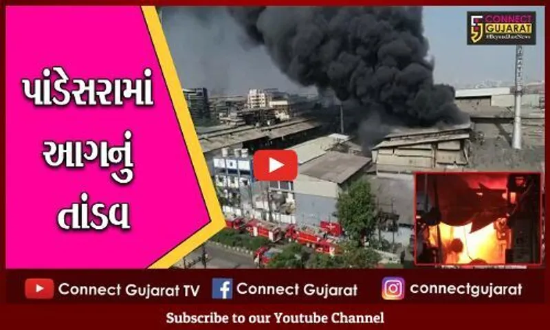 સુરત : પાંડેસરાની રાણી સતી ડાઇંગ મિલમાં ભીષણ આગ, સદનસીબે કોઇ જાનહાનિ નહિ