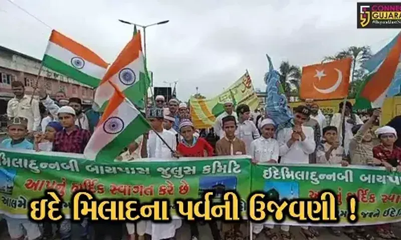 ભરૂચ:ઇદે મિલાદના પર્વની ઉત્સાહભેર ઉજવણી, ઠેર ઠેર ઝૂલૂસ નિકળ્યા