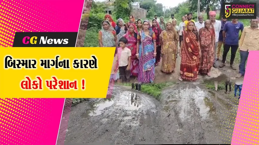 અરવલ્લી: ગાજણ ગામના લોકો રસ્તાની સમસ્યાથી ત્રાહિમામ, પાકા રસ્તાની કરી માંગ