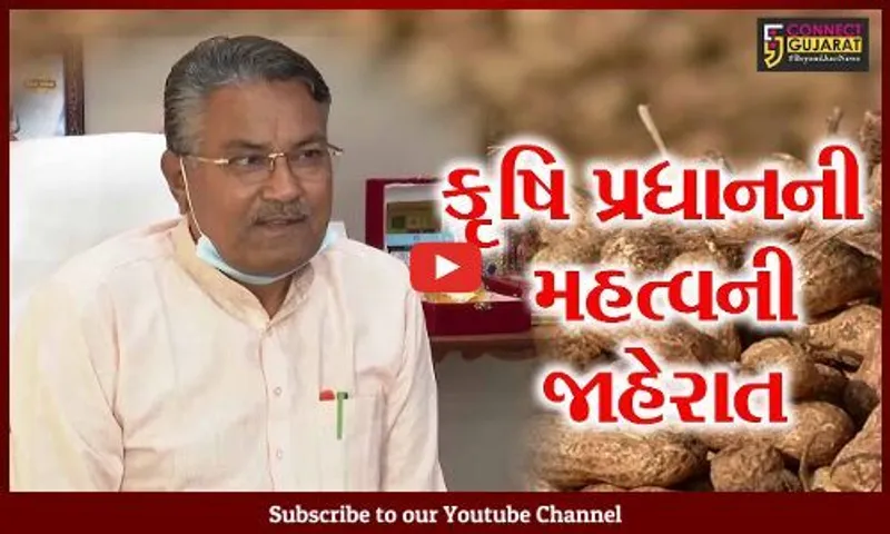 ગાંધીનગર: કૃષિ પ્રધાને કરી મહત્વની જાહેરાત, ટેકાના ભાવે ખરીદીમાં ગેરરીતિ થશે તો પાસા હેઠળ કાર્યવાહી