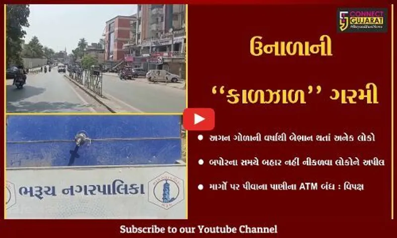 ભરૂચ : અસહ્ય ગરમીથી બેભાન થતાં દર્દીઓની સંખ્યામાં વધારો, જુઓ શું કહ્યું પાલિકાના વિપક્ષે..!