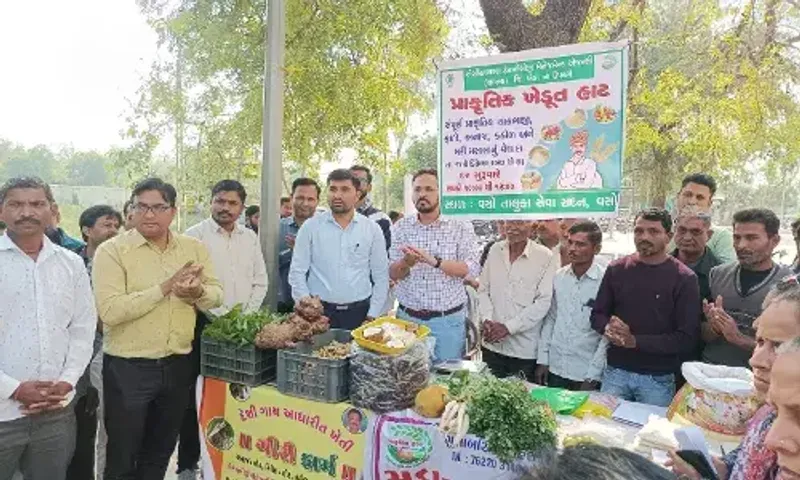 ખેડા : વસો તાલુકા સેવા સદન ખાતે પ્રાકૃતિક કૃષિ હાટ વેચાણ કેન્દ્રનો પ્રારંભ...