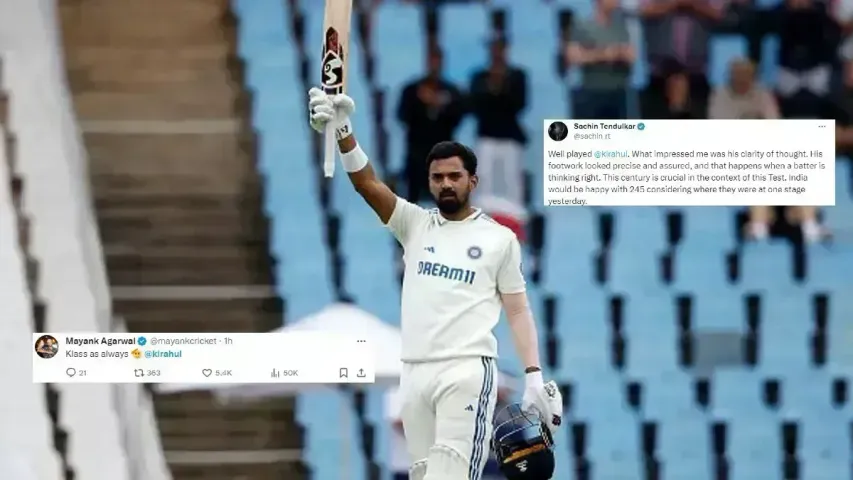 IND vs SA ટેસ્ટ: KL રાહુલની રેકોર્ડ બ્રેકિંગ સદી પર પત્ની આથિયાએ કરી પોસ્ટ, સચિન તેંડુલકરની પોસ્ટ પણ થઈ વાયરલ