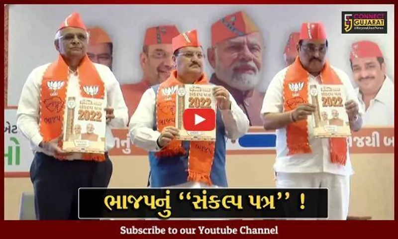 ભાજપ દ્વારા ચૂંટણી ઢંઢેરો કરાયો જાહેર, મહિલાઓ માટે વિશેષ વચનો અપાયા