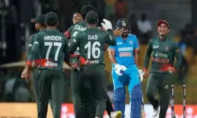 એશિયા કપ 2023 IND vs BAN : સુપર-4ની છેલ્લી મેચમાં બાંગ્લાદેશે ભારતને 6 રનથી હરાવ્યું