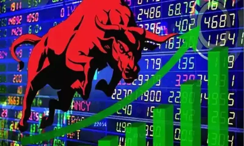 બજેટ દરમિયાન માર્કેટમાં મજબૂત ચાલ, સેન્સેક્સ અને નિફ્ટીમાં ઉછાળો.!