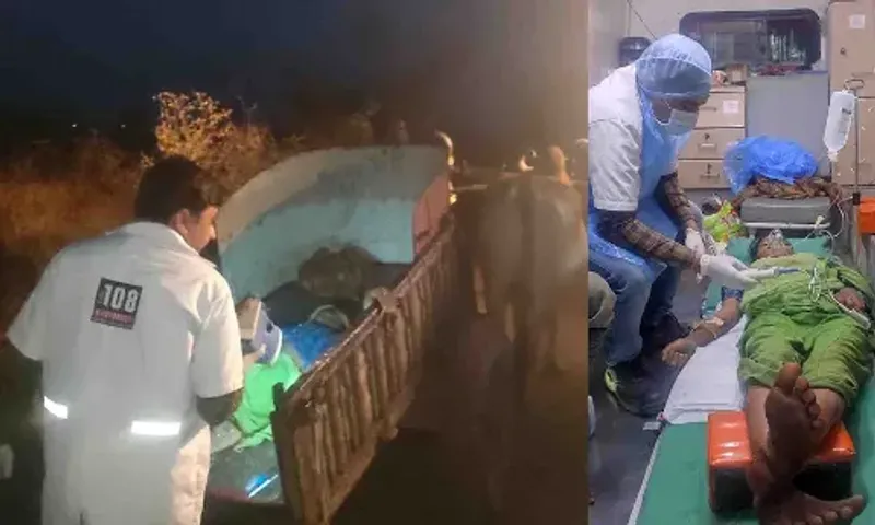 બળદગાડામાં ડિલીવરી કરાવી ગારીયાધારના પચ્છેગામની મહિલા માટે દેવદૂત સાબિત થતી ૧૦૮ સેવા