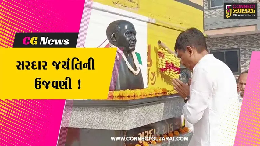ભરૂચ: ઝાડેશ્વર ગામમાં સરદાર પટેલની પ્રતિમાનું કરવામાં આવ્યુ અનાવરણ, પૂર્વ ધારાસભ્ય દુષ્યંત પટેલ રહ્યા ઉપસ્થિત