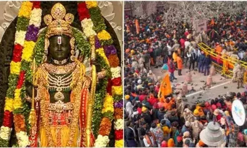 અયોધ્યામાં 48 દિવસમાં 1 કરોડથી વધુ શ્રદ્ધાળુઓએ રામલલ્લાના કર્યા દર્શન