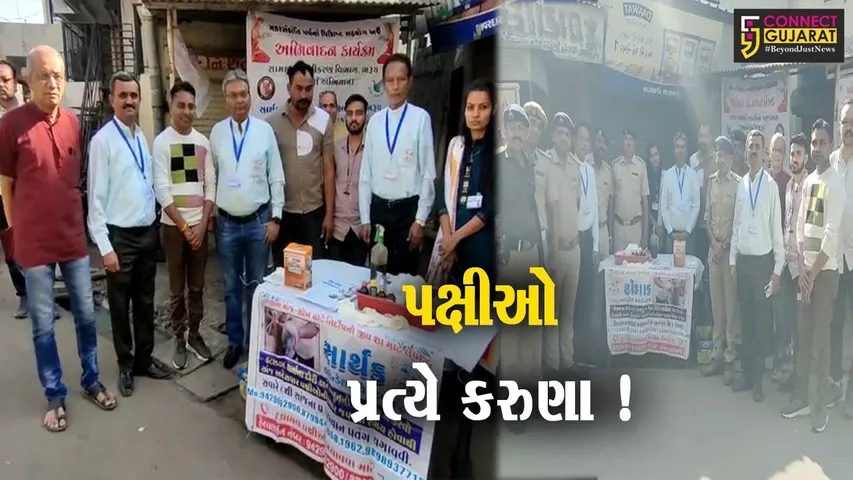 ભરૂચ: ઉત્તરાયણ નિમિત્તે સાર્થક ફાઉન્ડેશન ચેરીટેબલ ટ્રસ્ટ દ્વારા ઘાયલ પક્ષીઓ માટે સારવાર કેન્દ્ર શરૂ કરાયા