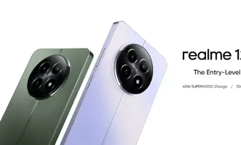 Realme 12x 5G ટ્રેન્ડી ડિઝાઇન અને 5000 mAh બેટરીવાળા સ્માર્ટફોનનું વેચાણ શરૂ..
