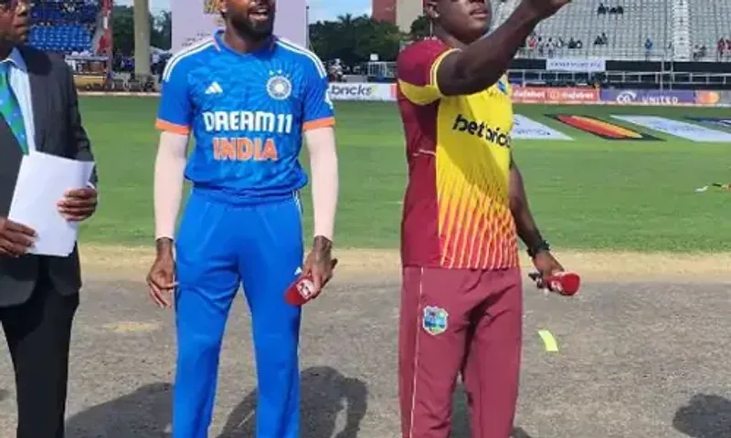 4th T20:- વેસ્ટ ઈન્ડિઝે ભારતને 179 રનનો ટાર્ગેટ આપ્યો, વેસ્ટ ઈન્ડિઝ તરફથી સૌથી વધુ 61 રન હેટમાયરે ફટકાર્યા