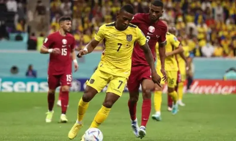 Qatar vs Ecuador FIFA World Cup 2022 : યજમાન કતાર પ્રથમ મેચમાં હાર્યું, ઇક્વાડોરે બે ગોલથી હરાવ્યું.!