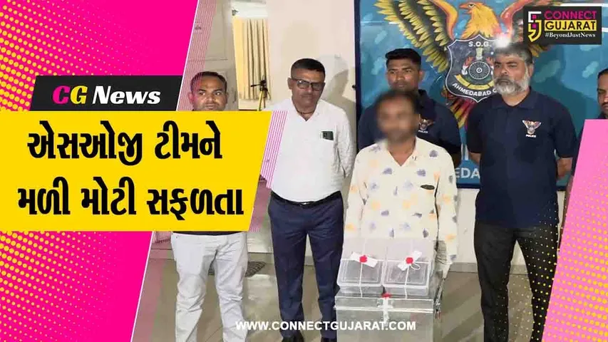 અમદાવાદ : SOG નાર્કોટિક્સે રીઢા ગુનેગારને પકડી પાડ્યો, 17 કિલો ગાંજાના જથ્થા સાથે પકડાયો પેરોલ જમ્પ