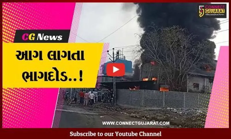 અંકલેશ્વર : પાનોલી GIDCમાં પ્લાસ્ટિક ભરેલા ગોડાઉનમાં ફાટી નીકળી આગ, કોઈ જાનહાની નહીં..!