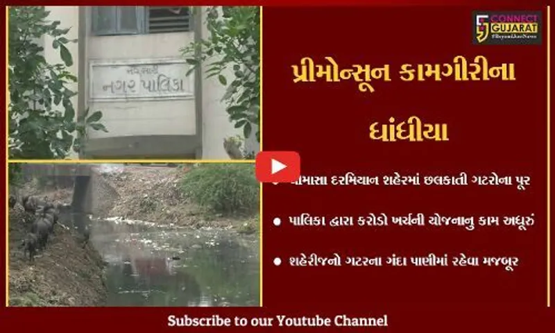 નવસારી : 'પાલિકાની મનમાની', પૂર્ણા નદી નજીક ફ્લડ ગેટ કામગીરીમાં પૈસાનું પાણી,લોકોને હાલાકી વેઠવાનો વારો