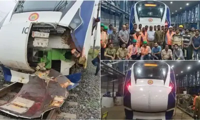 દુર્ઘટના બાદ "વંદે ભારત એક્સપ્રેસ" પાછી પાટા પર આવી, હવે આ સાવચેતી પણ લેવામાં આવશે...