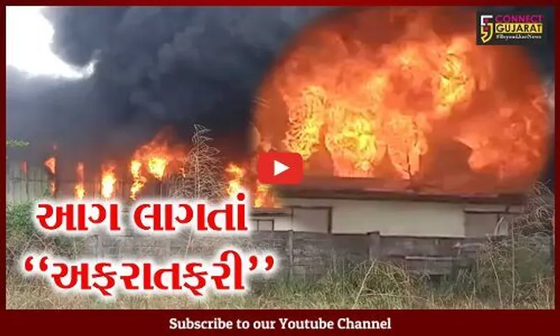 વડોદરા : લામડાપુરા GIDCની કંપનીમાં ફાટી નીકળી ભીષણ આગ, ફાયર ફાઇટરો દોડ્યા.