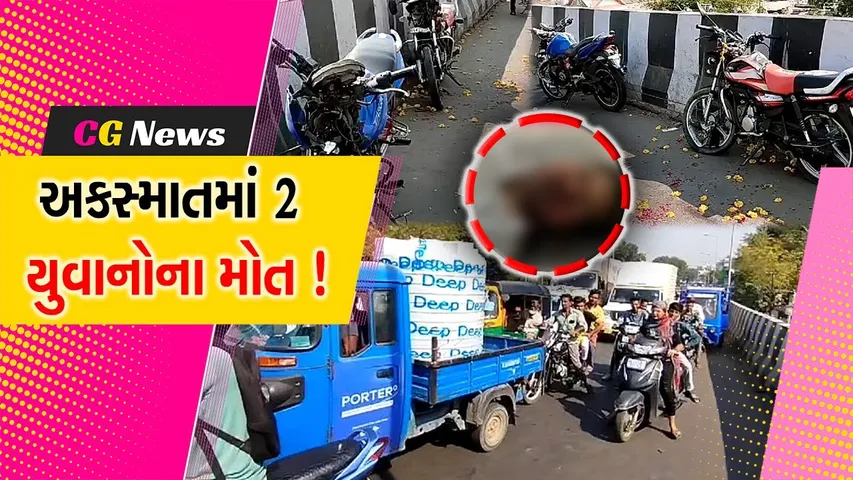વડોદરા: પ્રતાપનગર બ્રિજ પર બે બાઇક વચ્ચે અકસ્માત, બે યુવાનોના કમકમાટીભર્યા મોત