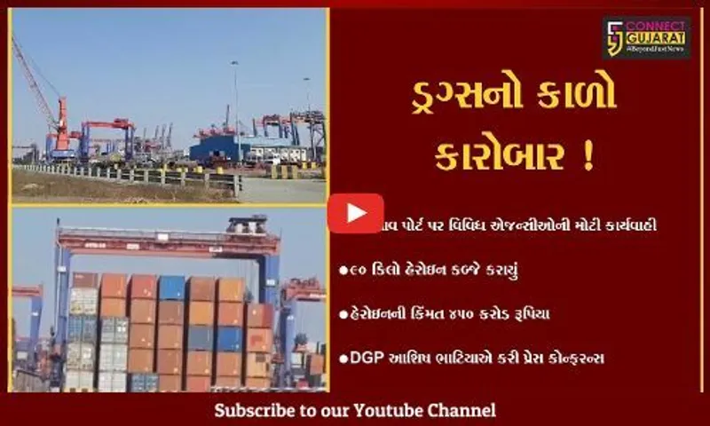 અમરેલી:પિપાવાવ પોર્ટ પરથી 90 કિલો હેરોઇન પકડાયું, અત્યાર સુધીમાં ગુજરાત સરહદેથી 2180 કરોડનું ડ્રગ્સ ઝડપાયું