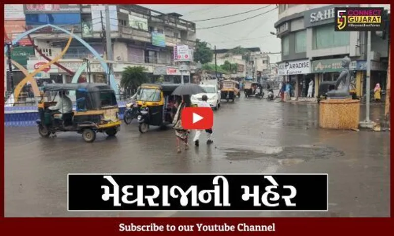 ભરૂચ : ભાદરવાના પ્રથમ દિવસે જિલ્લામાં મેઘરાજાની સવારી, વરસાદી માહોલથી વાતાવરણમાં ઠંડક