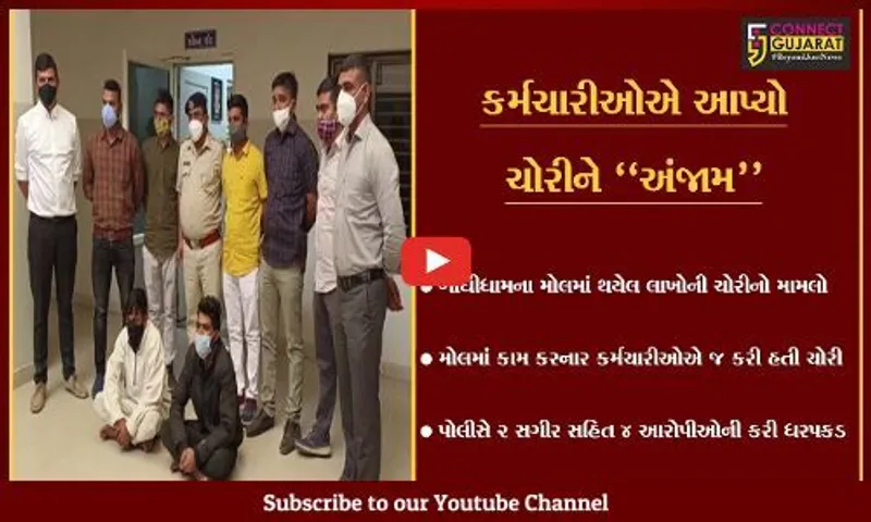 કચ્છ : "હમારી જેલ મે સુરંગ" જેવો ઘાટ, કર્મચારીઓએ જ કરી મોલમાંથી રૂ. 13 લાખની ચોરી..!
