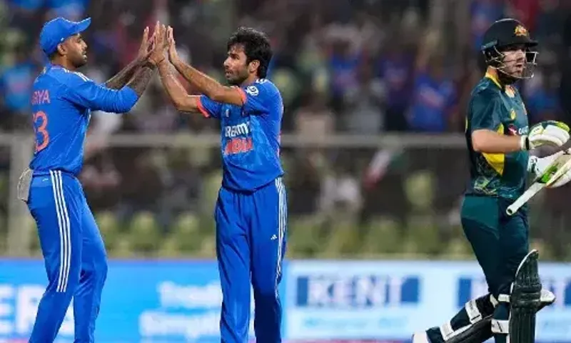 3rd T-20 Ind Vs Aus : ભારત અને ઓસ્ટ્રેલિયા વચ્ચે આજે ગુવાહાટીના બરસાપારા ક્રિકેટ સ્ટેડિયમમાં ટી-20 શ્રેણીની ત્રીજી મેચ રમાશે