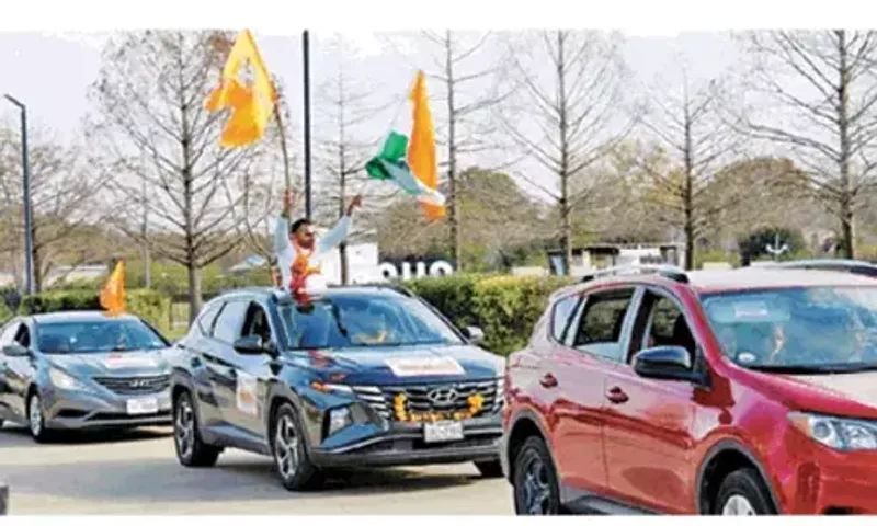 'જય-જય શ્રી રામ', ભગવાન રામના નારા અમેરિકામાં ગુંજ્યા, ભારતવંશી હિન્દુઓએ વિશાળ કાર રેલી કાઢી .!