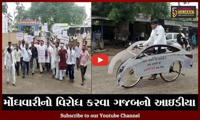 આણંદ : કોંગ્રેસનો કાર્યકર લઇને આવ્યો એવી કાર કે બધા જોતા જ રહી ગયાં, તમે પણ જુઓ