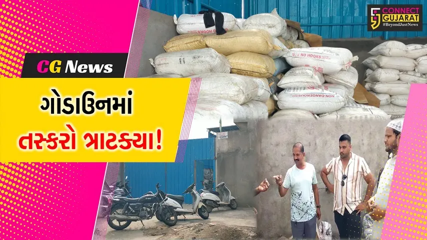અંકલેશ્વર: પ્લાસ્ટિકના દાણા ભરેલ ગોડાઉનને તસ્કરોએ નિશાન બનાવ્યુ, રૂ. 2 લાખથી વધુના મુદ્દામાલની ચોરી