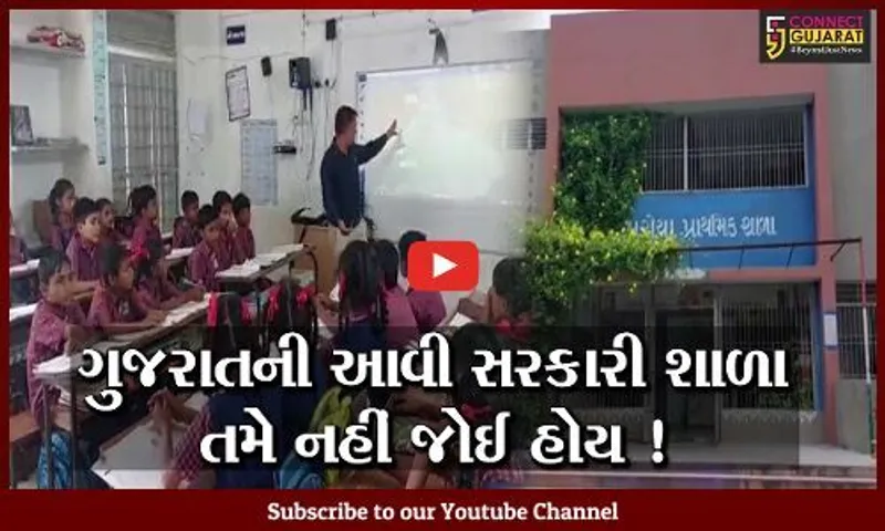 સાબરકાંઠા: ખાનગી સ્કૂલને પણ ટક્કર મારે એવી અંતરિયાળ વિસ્તારની આ સરકારી શાળા નિહાળી રહી જશો દંગ