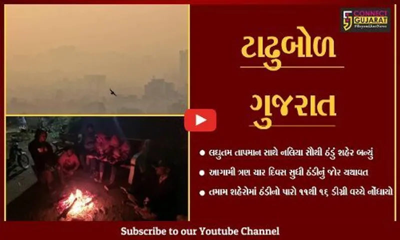 ગુજરાત : ઉ.ભારતમાં હીમવર્ષાથી રાજયમાં શીતલહેર ઠંડીએ ગગડાવ્યા હાંજા
