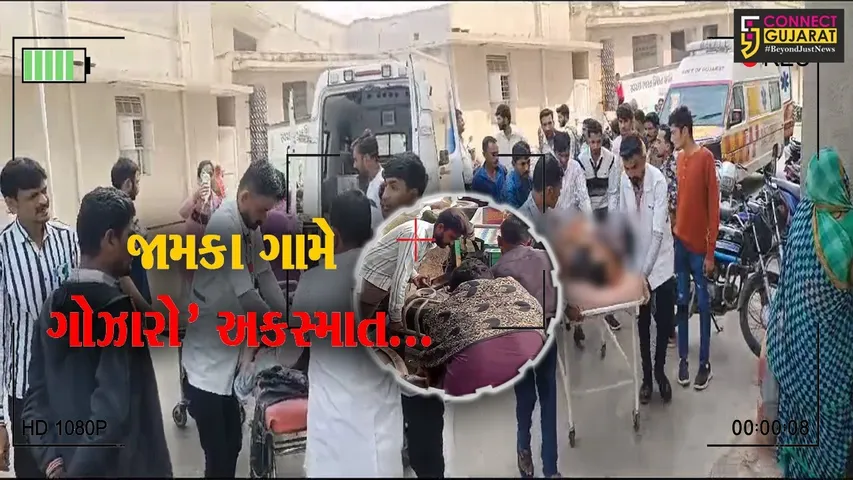 અમરેલી : જામકા નજીક બાઇક અને રિક્ષા વચ્ચે અકસ્માત સર્જાતા એક વિદ્યાર્થીનું મોત, 8 મુસાફરોને ગંભીર ઇજા...