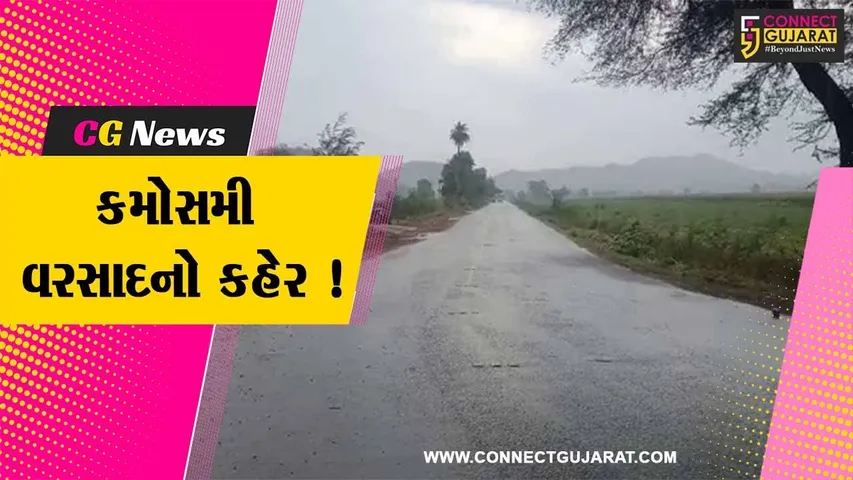 સાબરકાંઠા: કમોસમી વરસાદના કારણે ખેડૂતો ચિંતામાં,પવન સાથે વરસેલ વરસાદના કારણે ઠેર ઠેર હોર્ડીંગ્સ થયા ધરાશયી
