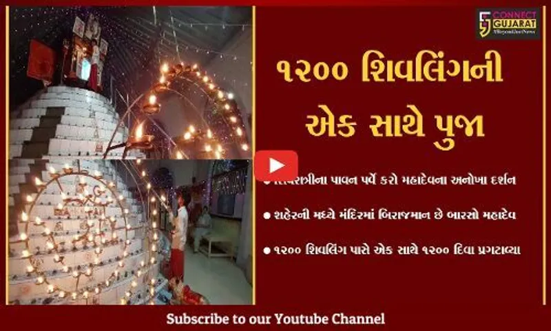 ભાવનગર : મહાશિવરાત્રીના પાવન પર્વે કરો 1200 શિવલિંગ ધરાવતા મહાદેવ મંદિરના અનોખા દર્શન...