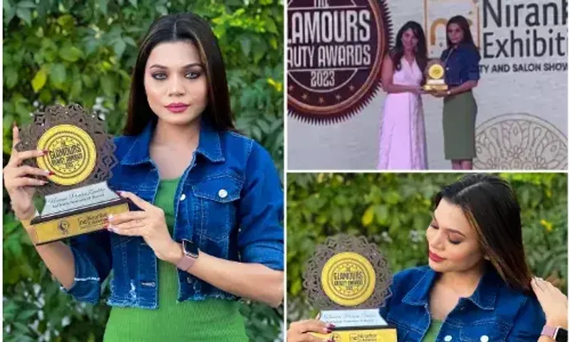 બેસ્ટ ફિમેલ પર્સનાલિટી ઓફ-2023નો એવોર્ડ ભરૂચની યુવતી હિમાની ઝાંબરેને એનાયત કરાયો...